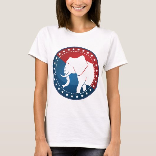 Republican Elephant Logo T-shirt (Voorkant)