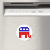Republican Elephant Magnet Magneet (Insitu (Vaatwasser))