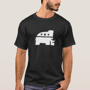 Republican Elephant Mascot Gop Conservative Right T-shirt