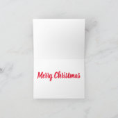 Republican Elephant met Pet van de kerstman Bedankkaart (Binnen)