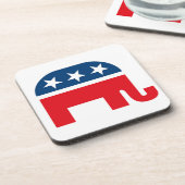 Republican Elephant Onderzetter (Linkerzijde)