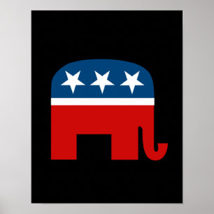 Republican Elephant Poster
