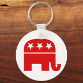 Republican Elephant Sleutelhanger (Voorkant)