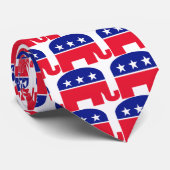 Republican Elephant Stropdas (Opgerold)