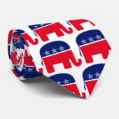 Republican Elephant Stropdas (Opgerold)