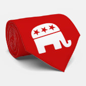 Republican Elephant Stropdas (Opgerold)