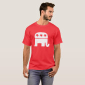 Republican Elephant T shirten T-shirt (Voorkant volledig)