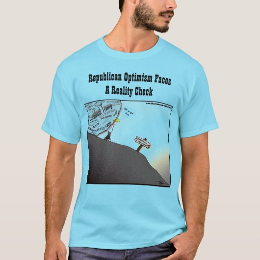 Republican-Optimism Mannen T-Shirt (Voorkant)