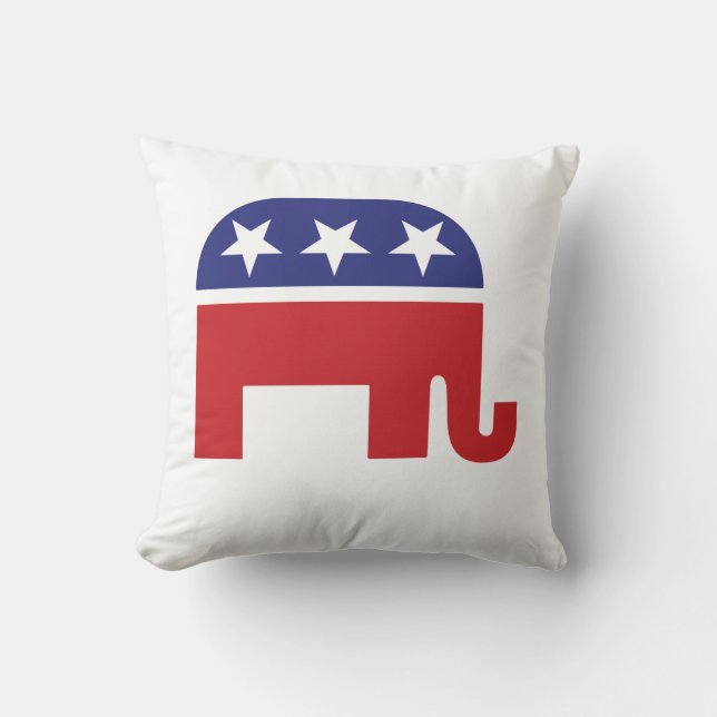 Republican Original Elephant Kussen (Voorkant)