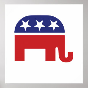 Republican Original Elephant Poster