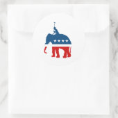 Republican Polo Ronde Sticker (Tas)