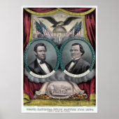 Republican Presidential Ticket 1864 Poster (Voorkant)