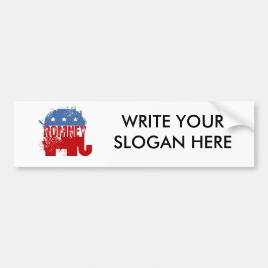Republican ROMNEY Bumpersticker (Voorkant)