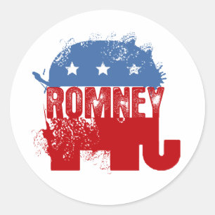 Republican ROMNEY Ronde Sticker