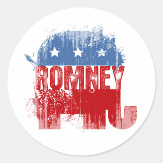 Republican ROMNEY Ronde Sticker