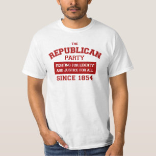 Republican Sinds 1854 (rood afdrukken, doos) T-shirt