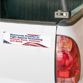 Republican Sticker Anti-Democrat Message (Op Truck)