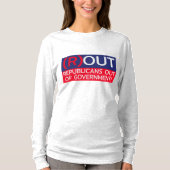 Republicans out t-shirt (Voorkant)