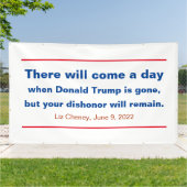 Republiceert uw bisschop of zal Cheney Quote blijv Spandoek (Buitenkant)