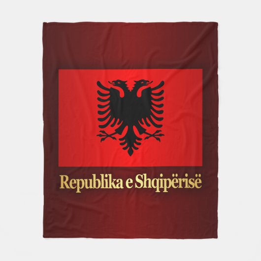 Republiek Albanië Fleece Deken (Voorkant)