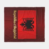 Republiek Albanië Fleece Deken (Voorkant (Horizontaal))