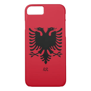Republiek Albanië Vlag Eagle iPhone 7 hoesje