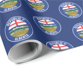 Republiek Alberta WEXIT Cadeaupapier