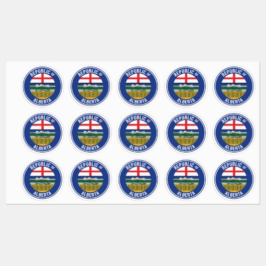 Republiek Alberta WEXIT Labels (Vel)