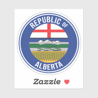 Republiek Alberta WEXIT Sticker