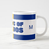 REPUBLIEK BARBADOS Monogram Extra Grote Beker (Rechts)