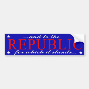Republiek Bumpersticker