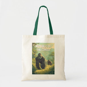 Republiek Congo Illustratie Reis Kunst Tote Bag