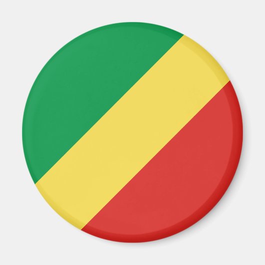 Republiek Congo Vlag Magnet Magneet (Voorkant)