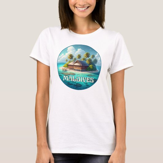 Republiek der Maldiven T-shirt (Voorkant)