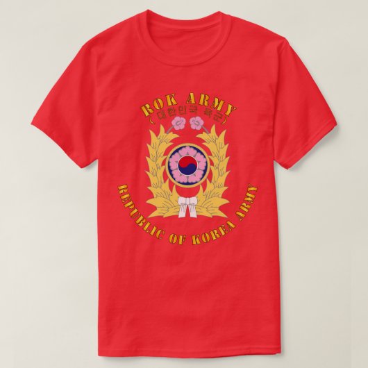 Republiek Korea ROK Army T-shirt (Design voorkant)