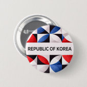 Republiek Korea Ronde Button 5,7 Cm (Voorkant /achterkant)