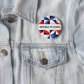 Republiek Korea Ronde Button 5,7 Cm (In situ)