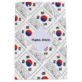 Republiek Korea Zuid-Koreaanse vlag betegeld perso Medium Cadeauzakje (Voorkant)
