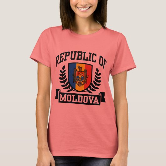 Republiek Moldavië T-shirt (Voorkant)