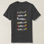 Republiek P47 Thunderbolt De kruik P47 T-shirt (Design voorkant)