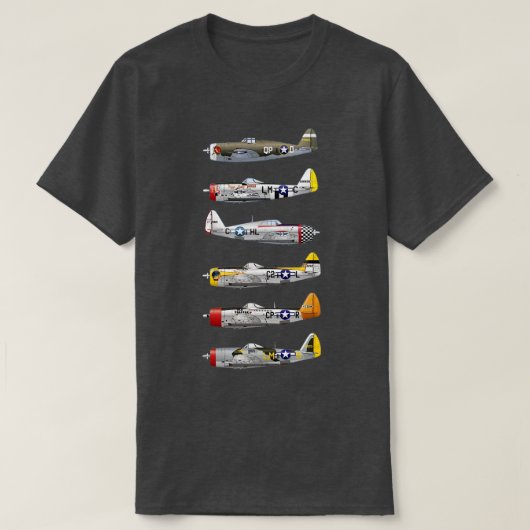 Republiek P47 Thunderbolt De kruik P47 T-shirt (Design voorkant)