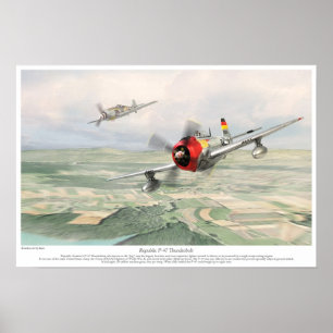 Republiek P-47 Thunderbolt Poster