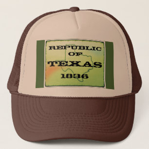 Republiek Texas 1836 Trucker Hat 001EDL011515 Pet