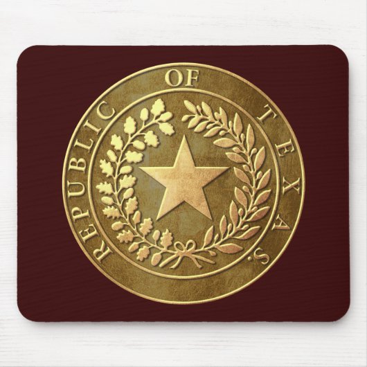 Republiek Texas Seal Muismat (Voorkant)