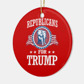 REPUBLIEK TRUMP KERAMISCH ORNAMENT (Links)