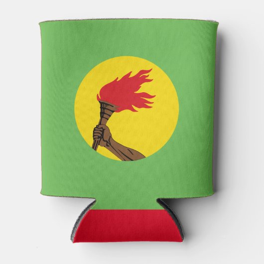 Republiek Zaïre Vlag - Democratische Republiek Con Blikjeskoeler (Voorkant)