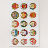 Republieken van de Sovjet-Unie Legpuzzel (Verticaal)