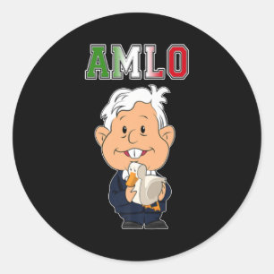 republika mexicana amlo ronde sticker