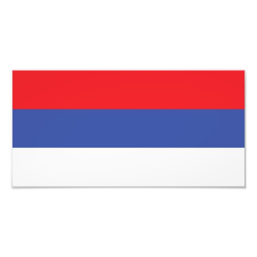 Republika Srpska Flag Foto Afdruk (Voorkant)