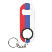 Republika Srpska Flag Mini Flessenopener (Voorkant)